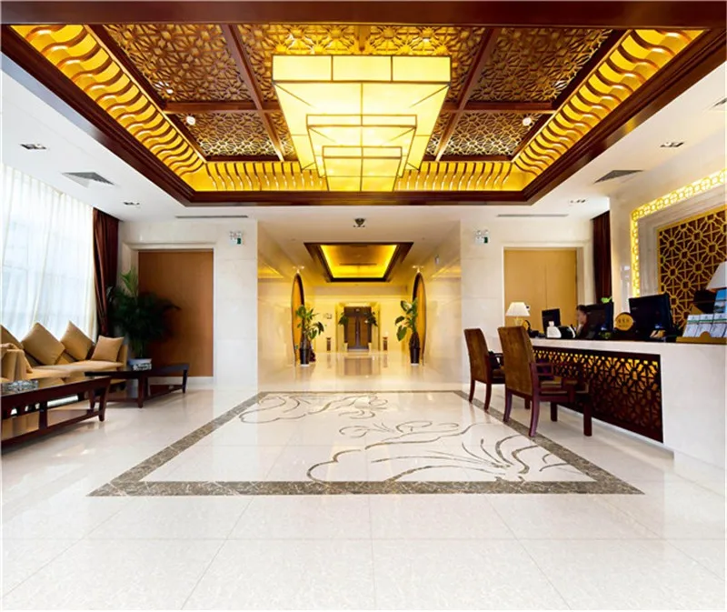 Ivory White Marble Floor Tiles Blatty Metallic 3A Acid Surface Interior Wear Firebrick Glossy Surface Glazed Polished Porcelain