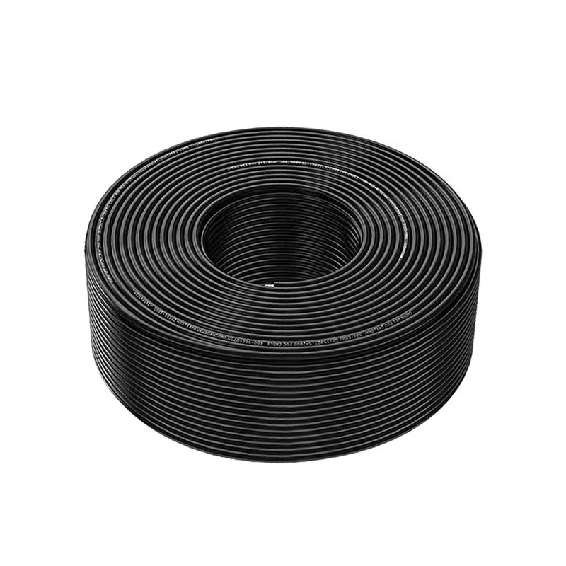 Good Price RVV Wire Cord OFC Cable PVC Flexible Durable Flame Retardant Black 2 / 3 / 4 / 6 Core