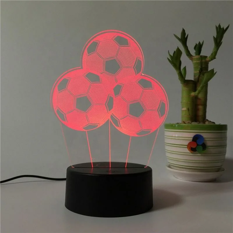 Paris Germain Football Club 3D Illusion  Ligue 1 Soccer Logo Night Lamp