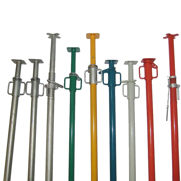 Adjustable Steel Props Painted Shoring Building Jacks For Construction Sale