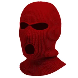 Fashion Hat Three-hole Ski Mask Love Gun Pattern Hat Full Face Mask Warm Ear Protection Riding Hat Balaclava