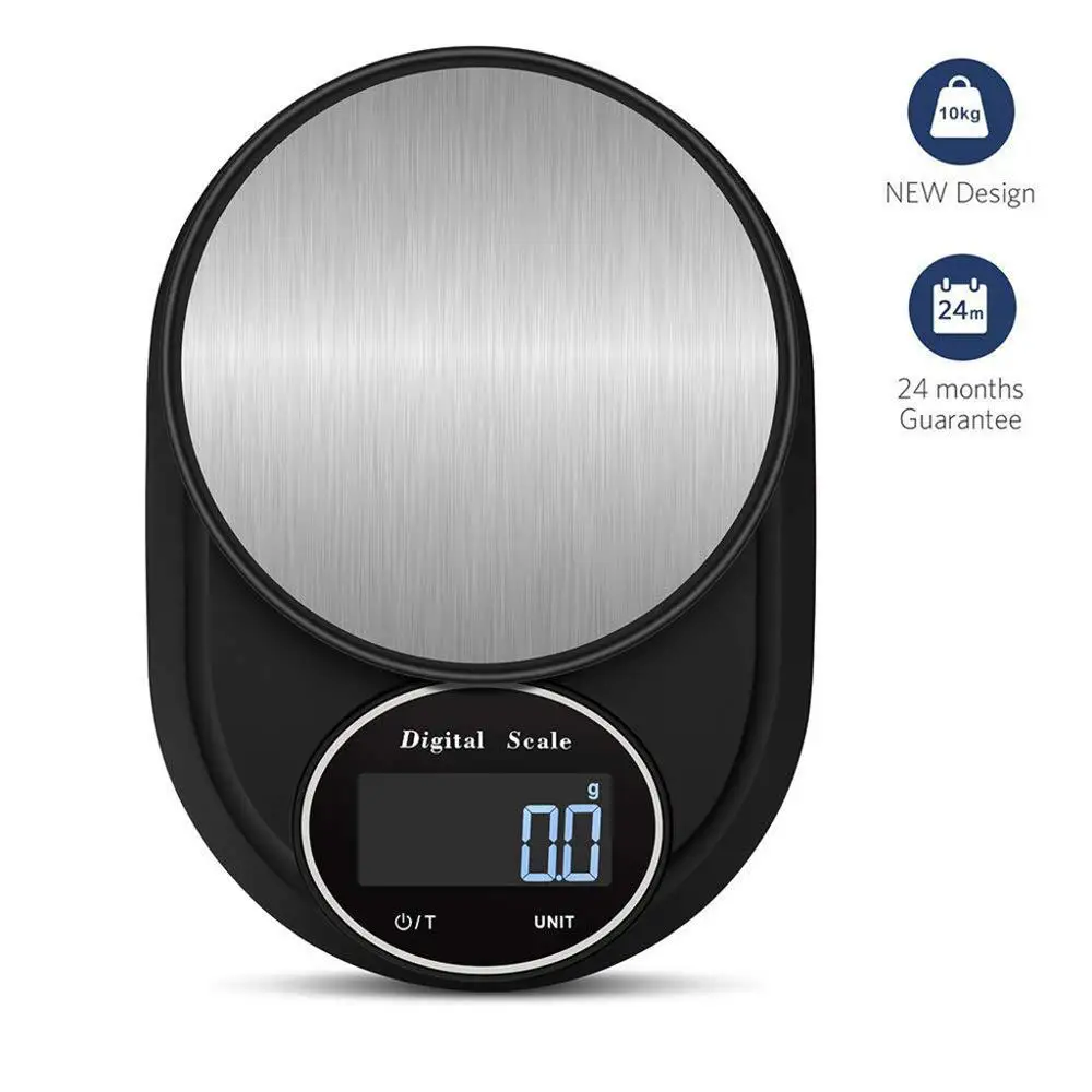 
Stainless Steel Kitchen Scale Electronic Weighing 5Kg/0.1g Household Kitchen Scale Food Mini Gram Scale Jewelry Said 