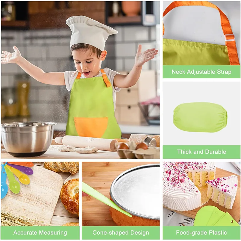 real cooking toddler playful kitchen chef safe knife set for kids with cutting board
