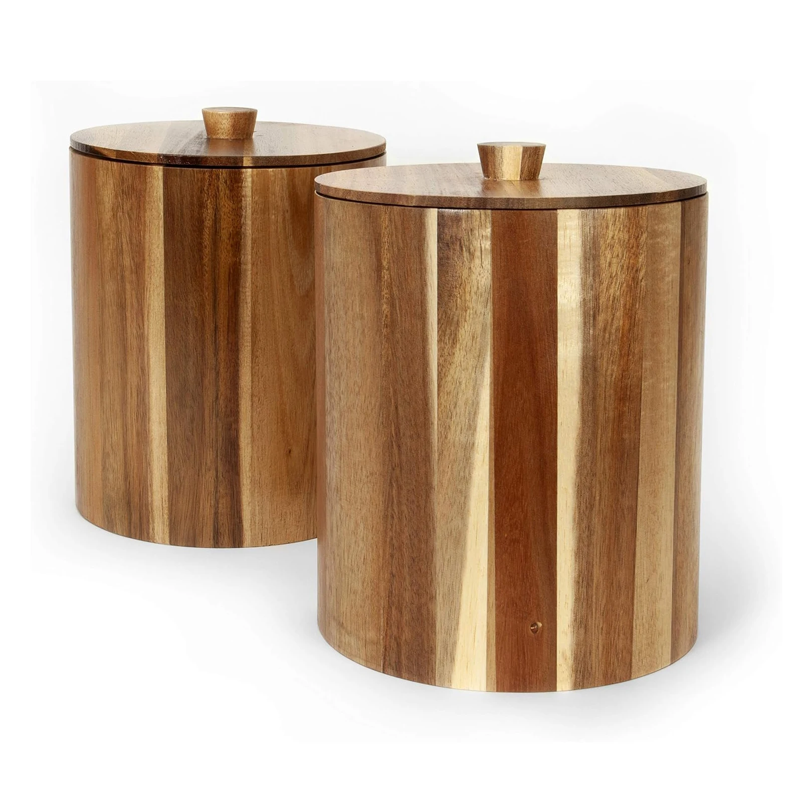 Кухонное хранилище контейнер для хранения еды кофейная мука сахар рис деревянная банка набор деревянных канистр кухни