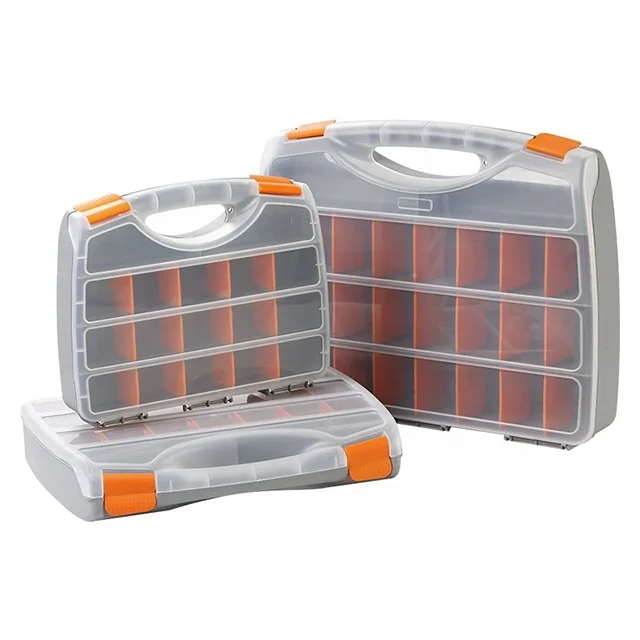 Portable Automotive Tool Box Spare Part Plastic Storage Bins & Box