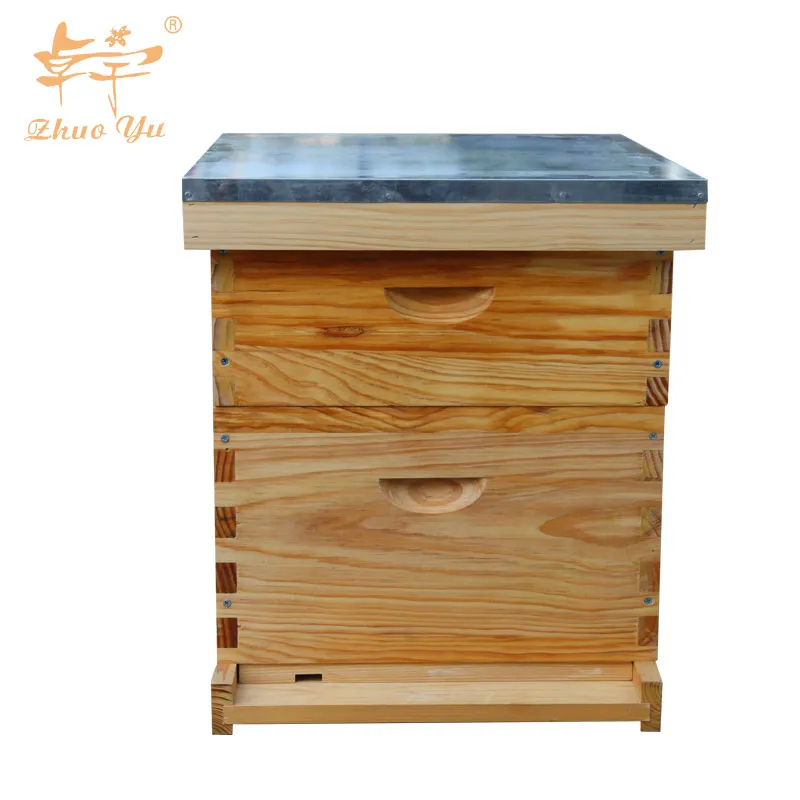 Factory Supply Best Quality Hot Sale Two Layers Europe Dadant Beehive