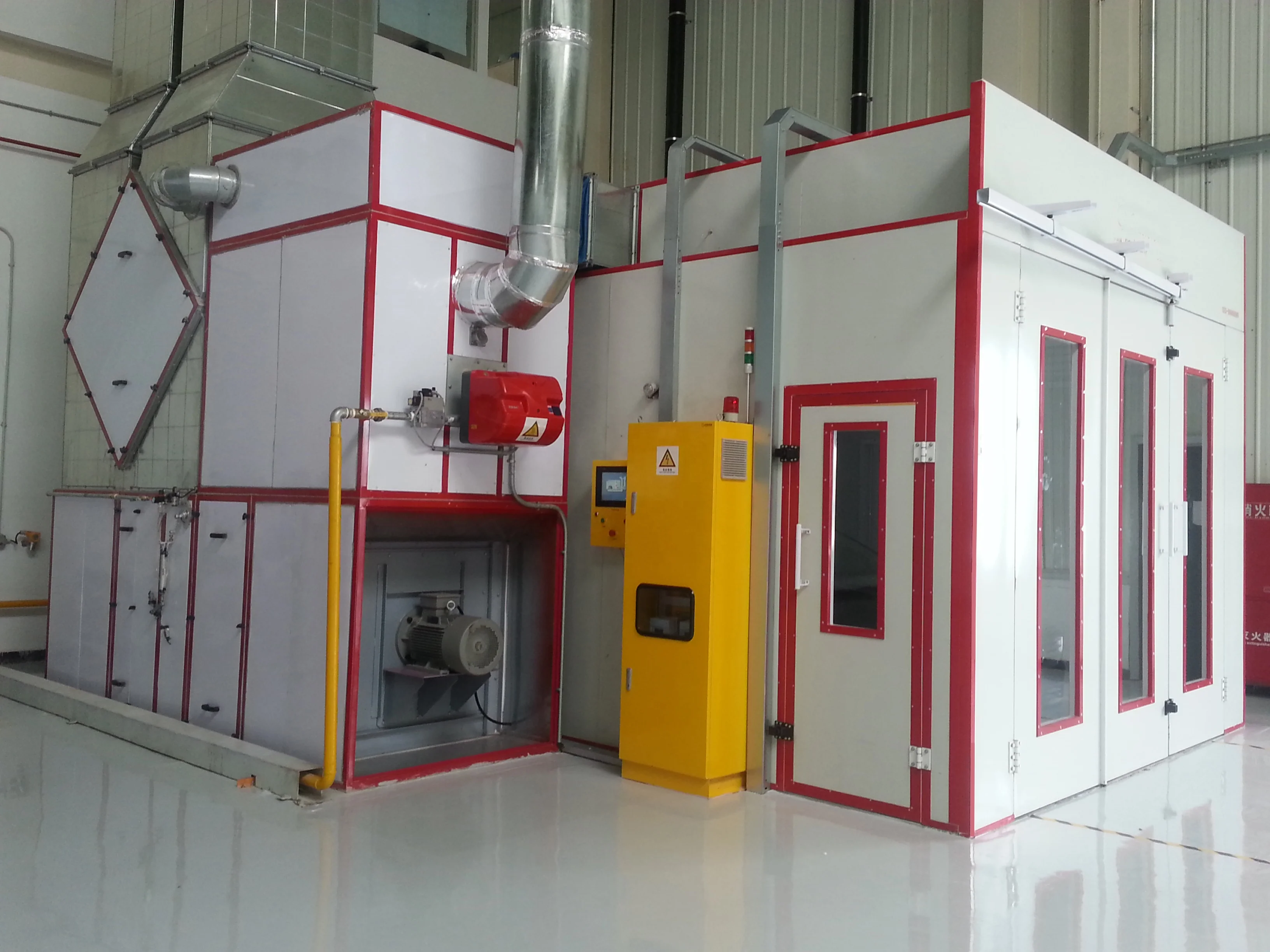 Новый список Высокое качество заказной цвет 5.5kw Eps или минеральной ваты ПВХ стекловолокна краски arrestor спрей стенд для автозапчастей