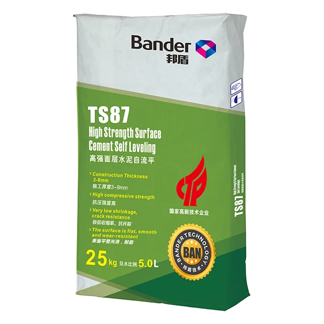 Bander TS87 Factory Price Whole Sale New Self-Leveling Compound/ Self-Leveling Cement