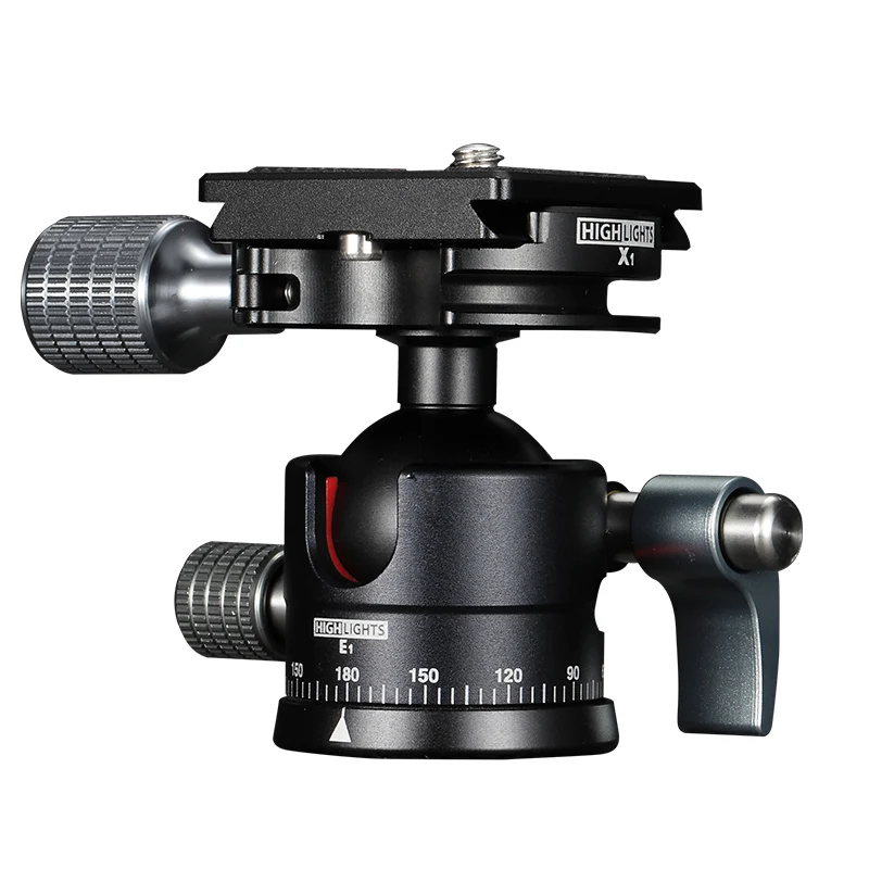 Portable Flash 360 Panoramic Shooting Camera Ball Head Camera Head, 3 Way Ball Head For Tripod