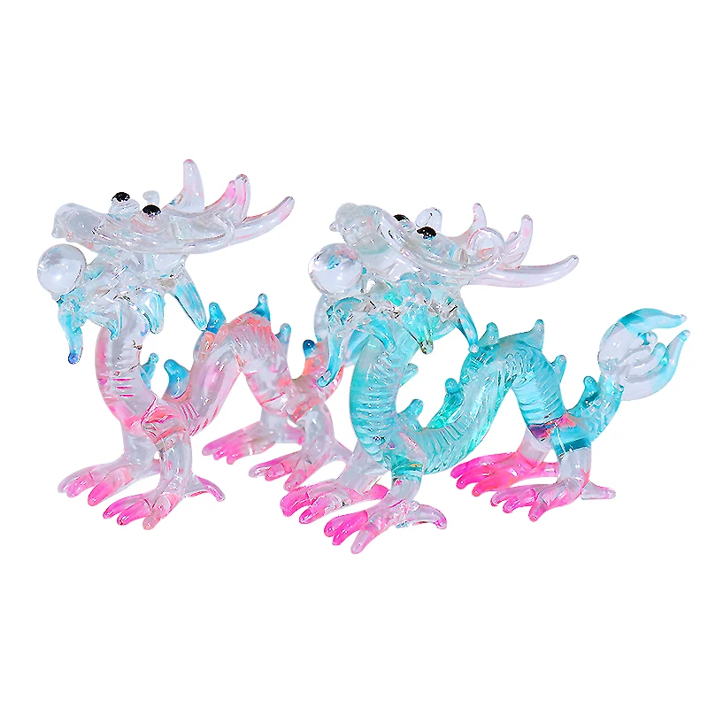 Fantastic Quality Ornament with Crystals Tabletop Showpiece Gift Dragon for Holiday