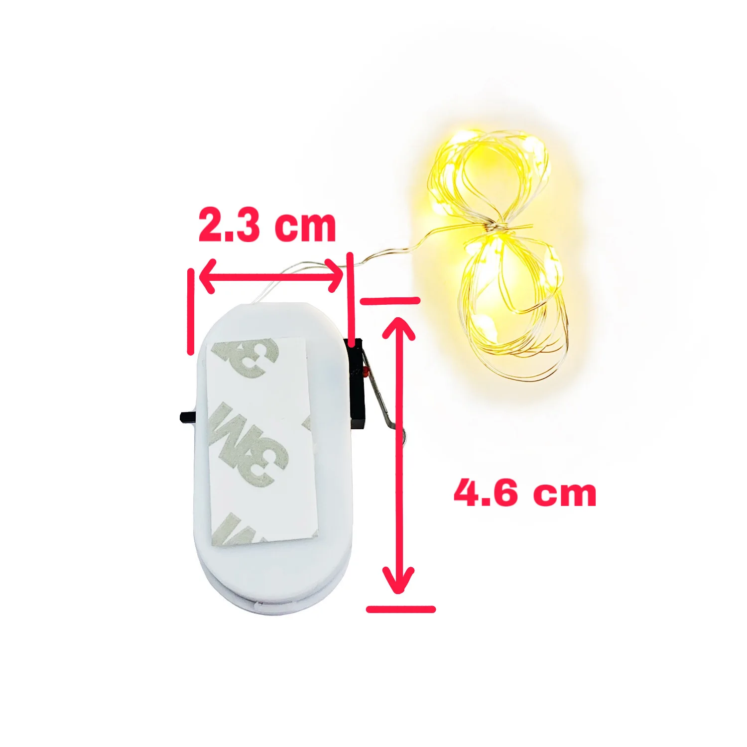 
led module Flashing Light Small Size Yellow String Light Electronic Circuits Component Christmas Lights For Box Gift Decoration 