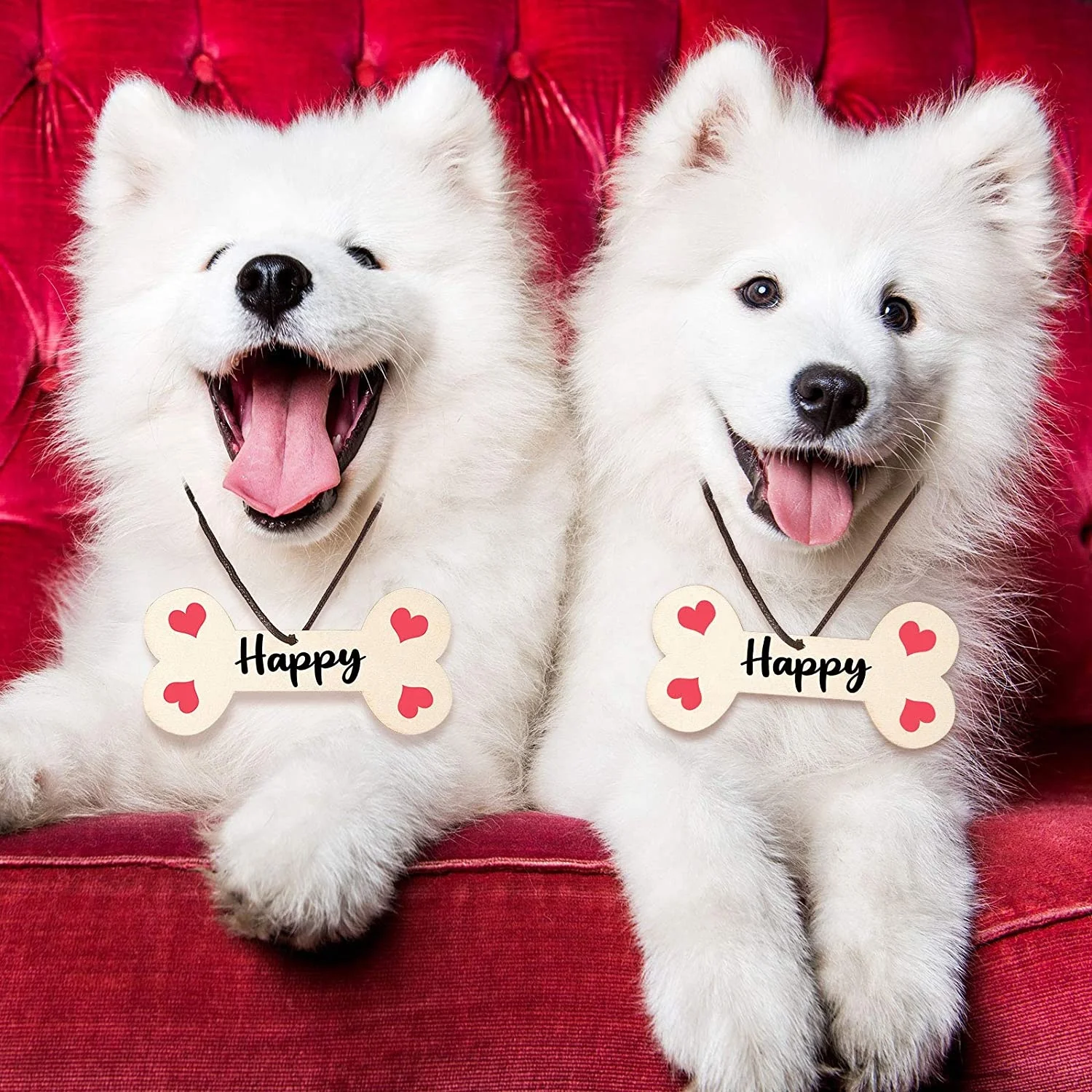 40 pieces of wooden dog bones hollowed out and not polished, used for crafts, wooden DIY projects and home decoration