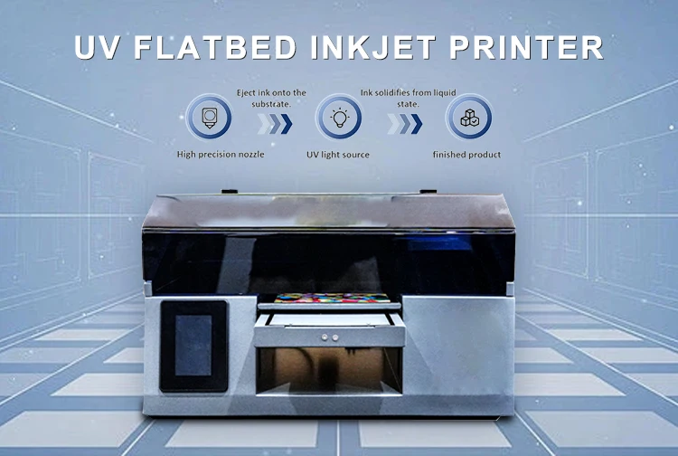 uv mini printer 4060 uv printer machines acrylic phone case wood golfball digital UV Flatbed Printer