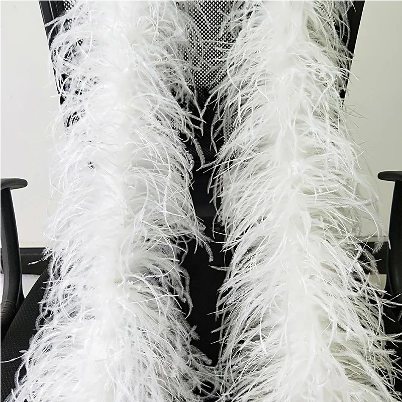 Good Soft more than 250 colors Cheap artificial Ostrich Feather Boas 5 ply feather for decoration