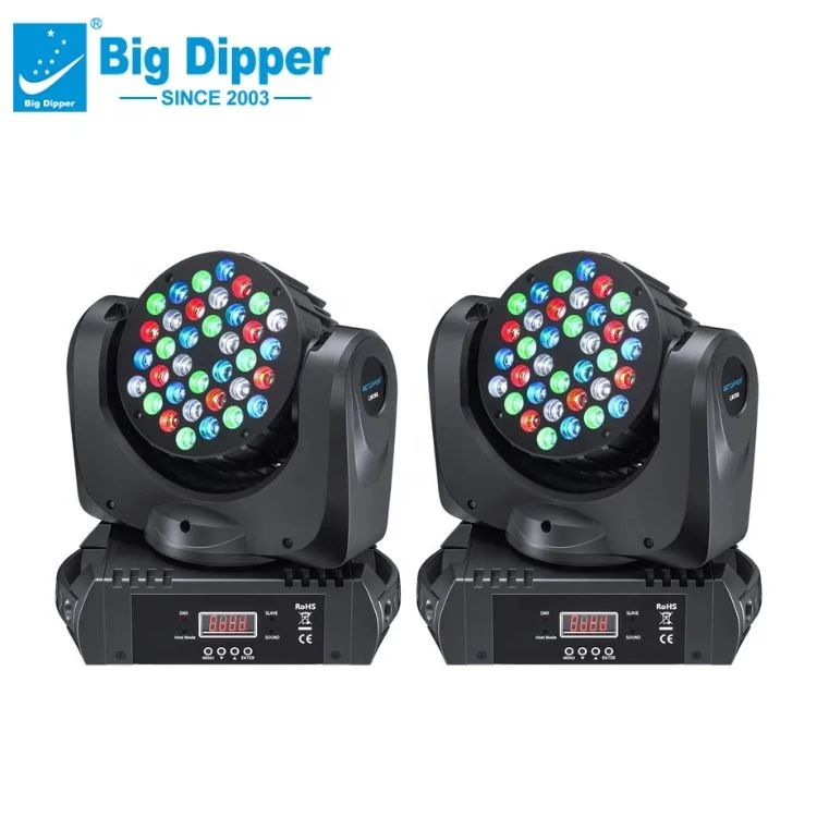 Big Dipper LM108 36*3W wash Stage Led Light Moving Head Light for mobile dj gigs Xmas birthday party bar club and musical live