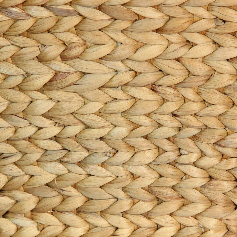 Factory wholesale High Quality  Water Hyacinth Home Decor Storage Basket