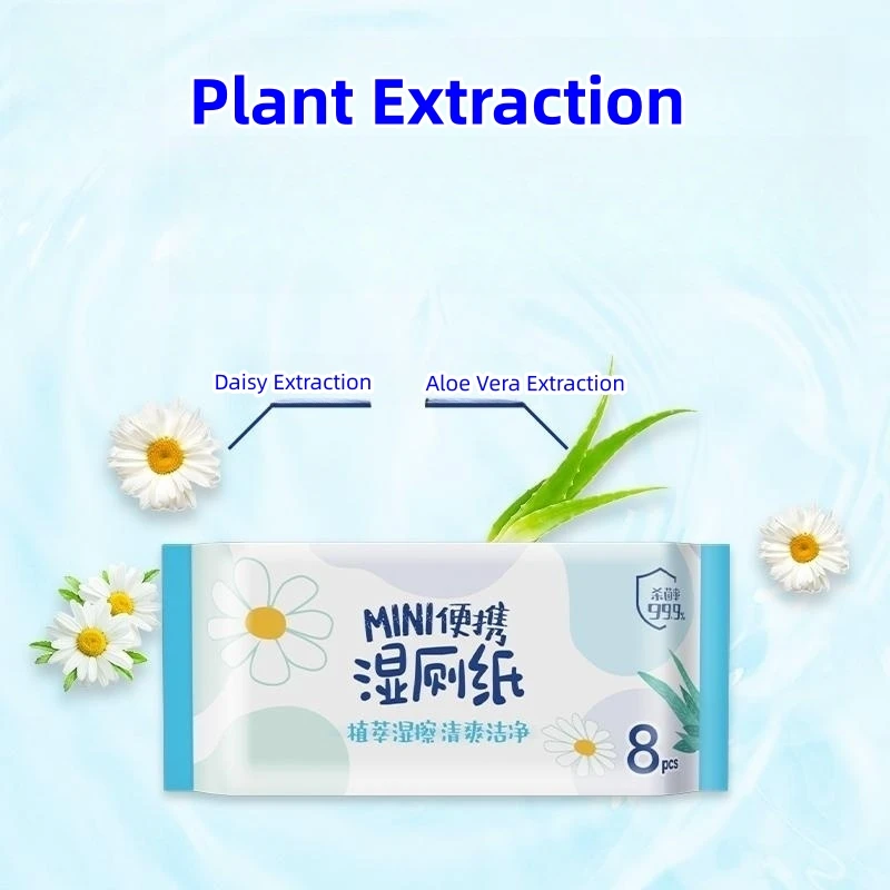 OEM Baby Wet Tissue Flushable Toilet Water Organic Eco Friendly Wipes