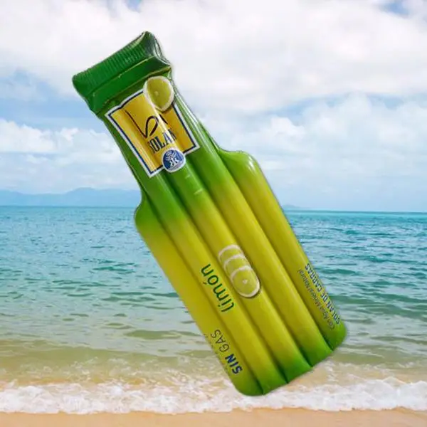 
Inflatable surf mattress inflatable bottle shape mattress 