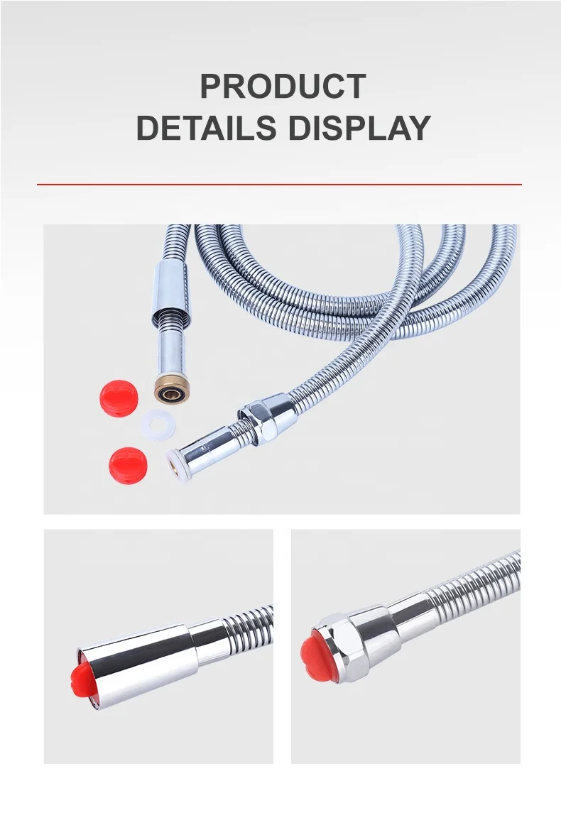 high pressure Braided Hose Stainless Steel Metal Washing Machine Flexible Hose With brass fittings