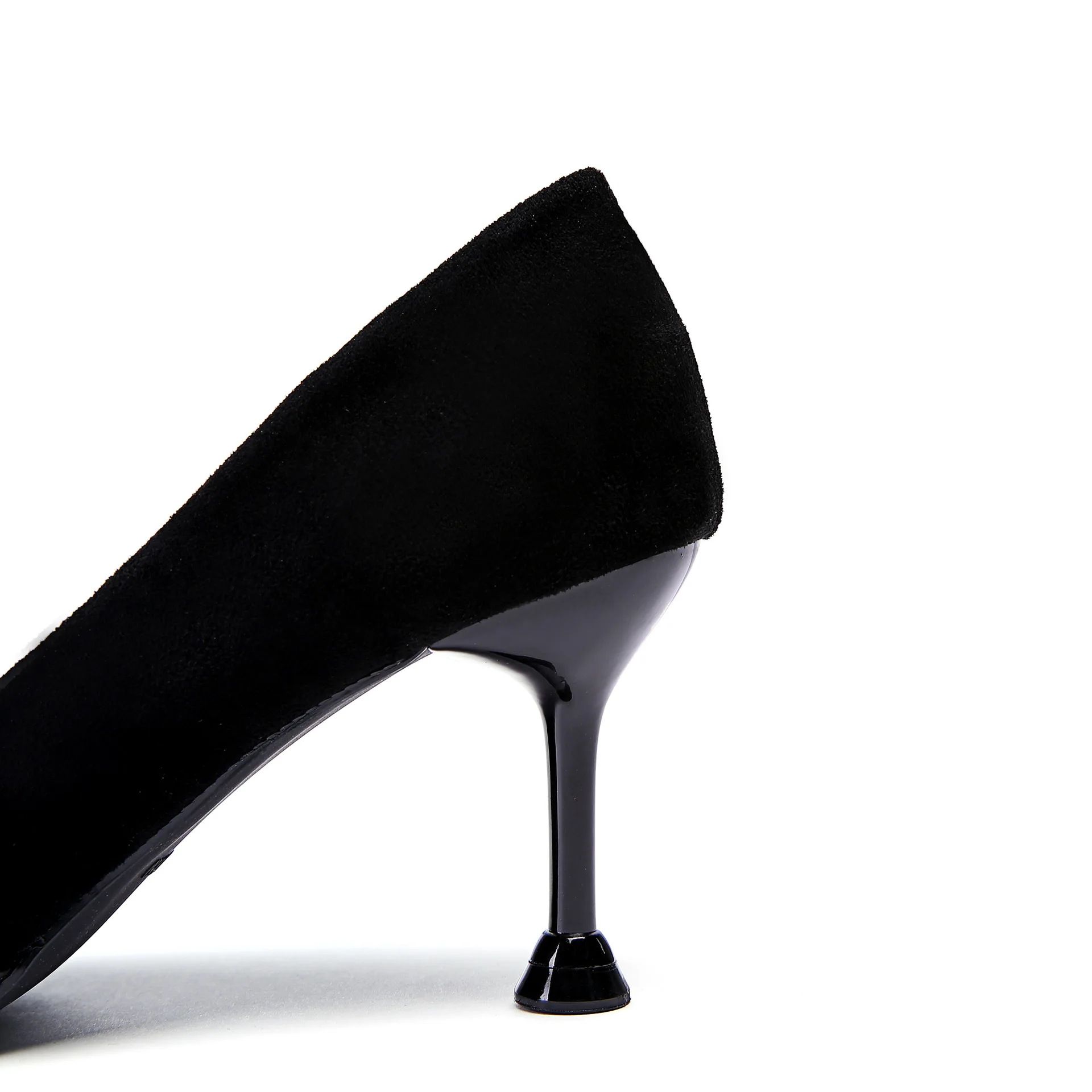 Sexy Pump France Zapatos De Tacon Tallas Pequenas Studded Ladies High Heels Latest