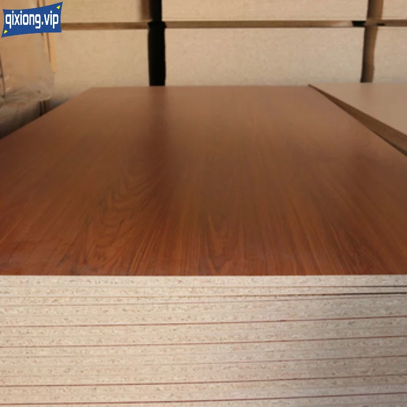 18mm Wood Grain Color Melamine Particleboard Suitable for Home Decoration Cabinets Contemporary Indoor Eucalyptus Particle Board