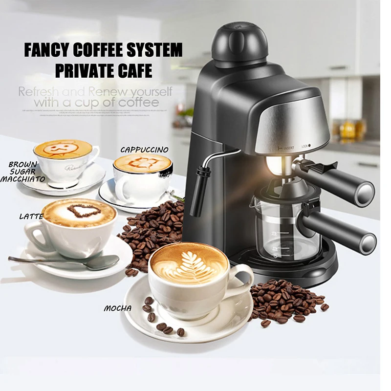 Italian Commercial Touch Screen  Smart Automatic Filter Drip Capsule Dispenser Professional Making Ice Coffee Machine For Cafe