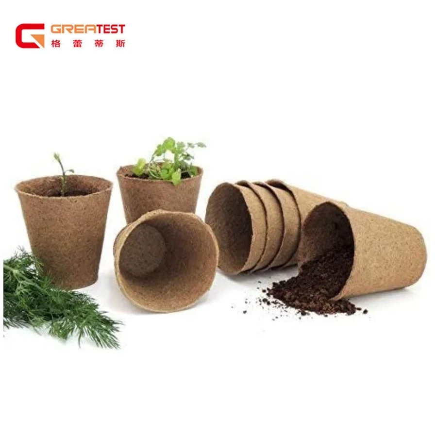 100% Eco-Friendly and Biodegradable  Garden Pots