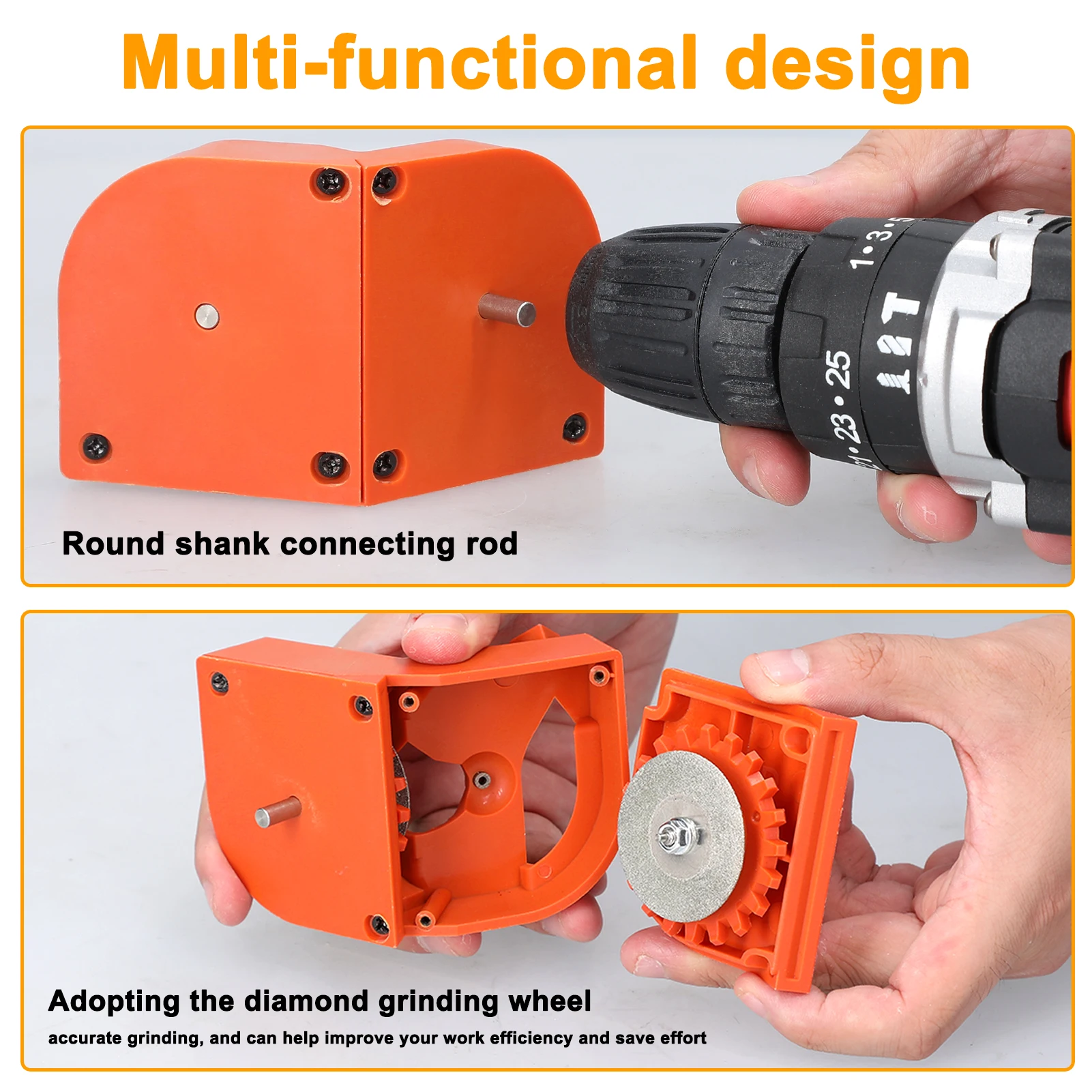 Impact Drill Milling Cutter Grinder Multipurpose Drill Bits Resistant Diamond Grinding Blade Grinding Sharpener Tool