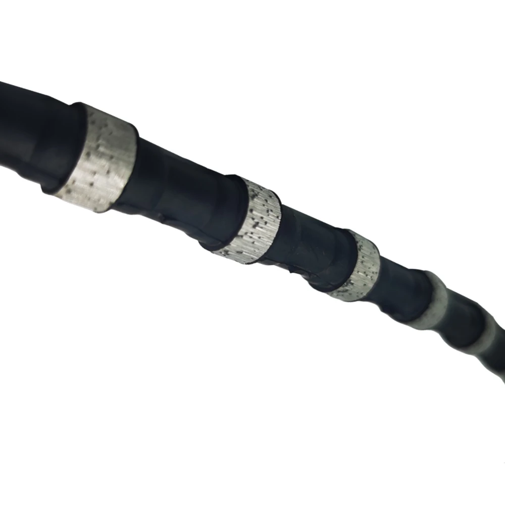 Diamond Wire Saw Rope For Hard Stone Cutting Professional Marble Granite Fast Cutting efficiency Longlife Diamond 11.5mm 12mm
