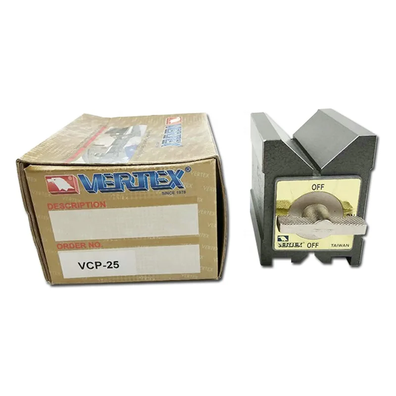 VERTEX Magnetic V block/Magnetic tools /On/Off Permanent Magnetic V Block VCP-27
