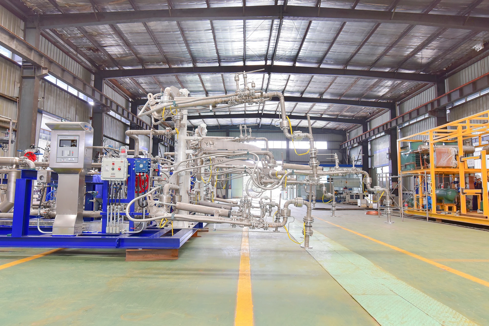 Manufacture High quality LNG/LPG loading/unloading skid-mounted solution  with loading arm flow meter control valve