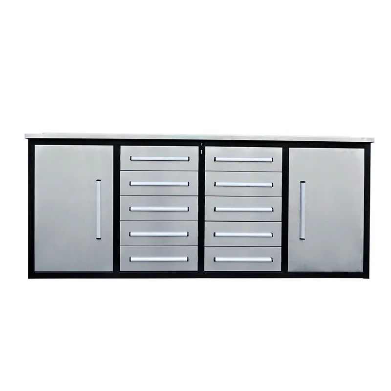 Factory Supply Stainless Steel Tool Storage Cabinet Trolly Workbench For Workshop
