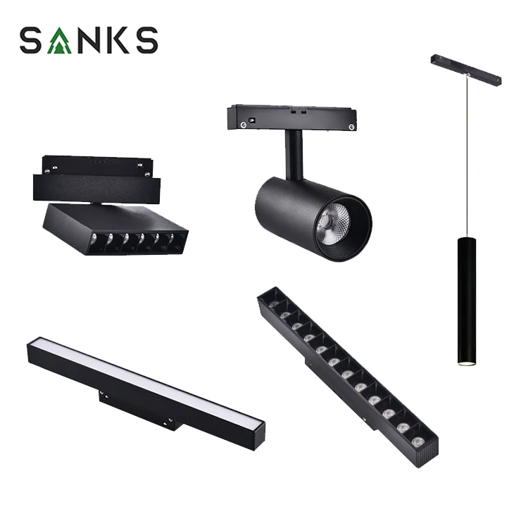 Wholesale Price Indoor Showcase Focus Magnetic 6W 12W 18W 20W 24W 30W 40W Led Track Light