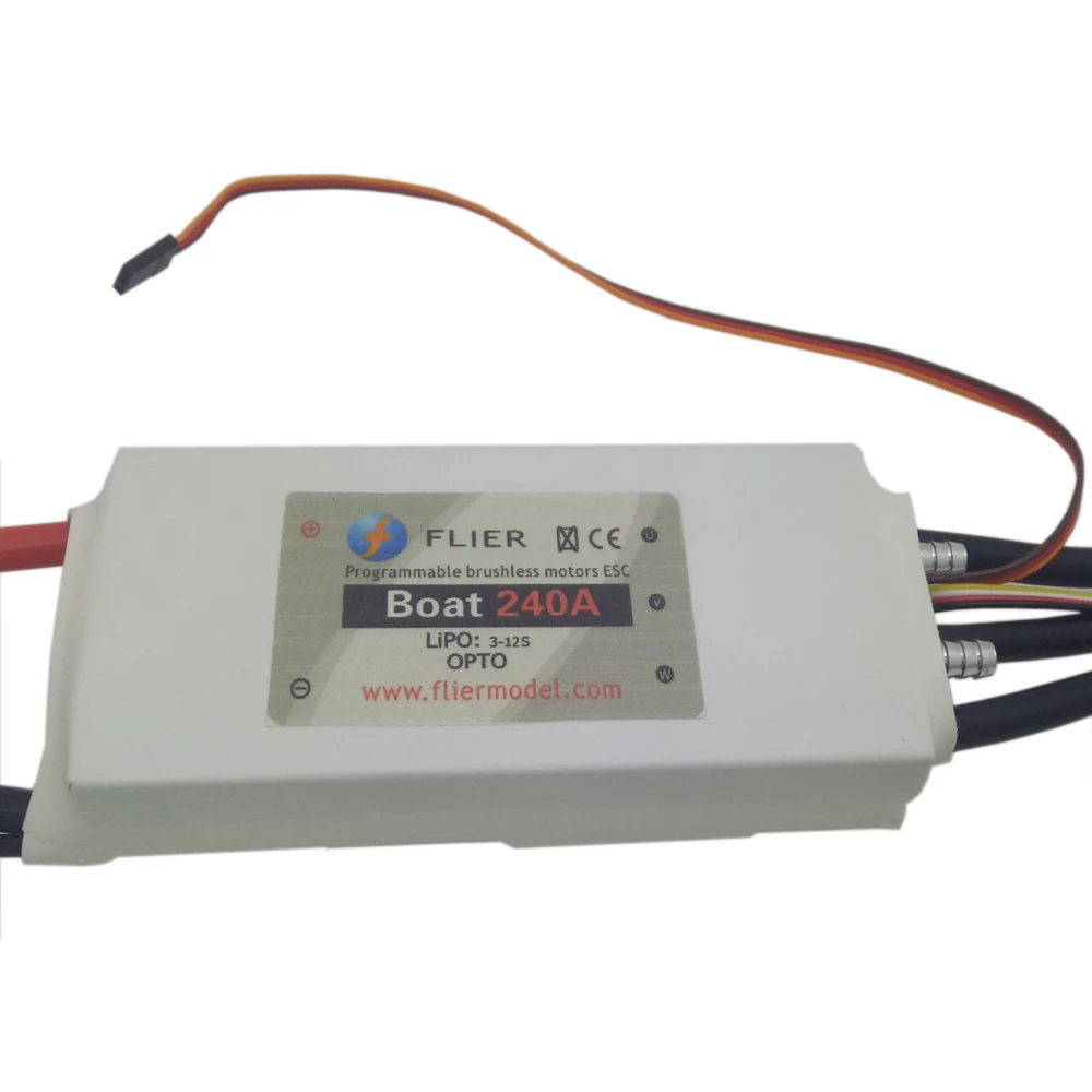  Новый бесщеточный морской регулятор скорости лодки Flier 12S/16S/18S/22S ESC