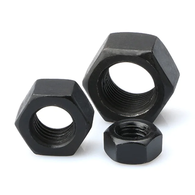Manufacturer ASTM A194 2H black oxide heavy hex nut grade 8 hot dip galvanized allen nut 30mm brass hex nuts