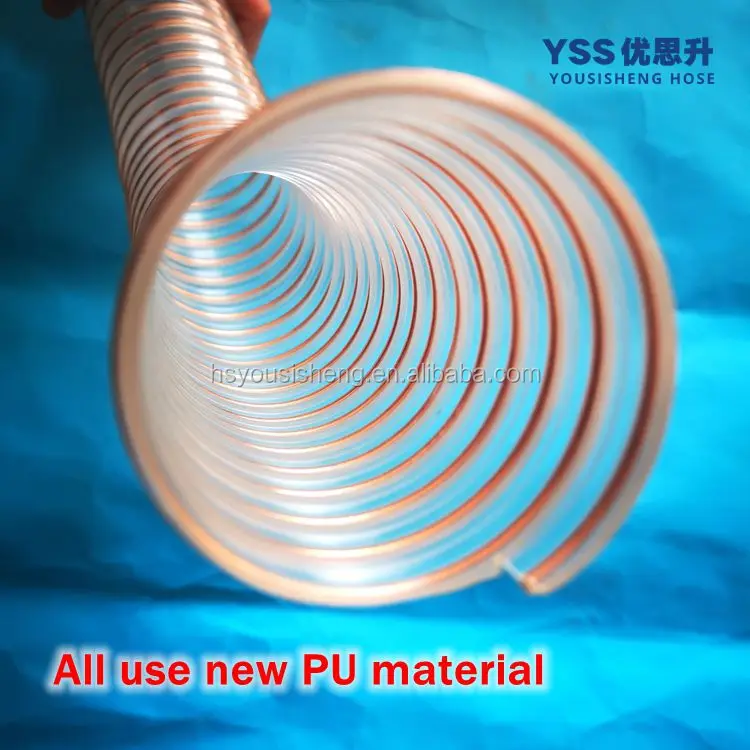 PU Dust Suction Hose PU Hose Flexible Abrasion