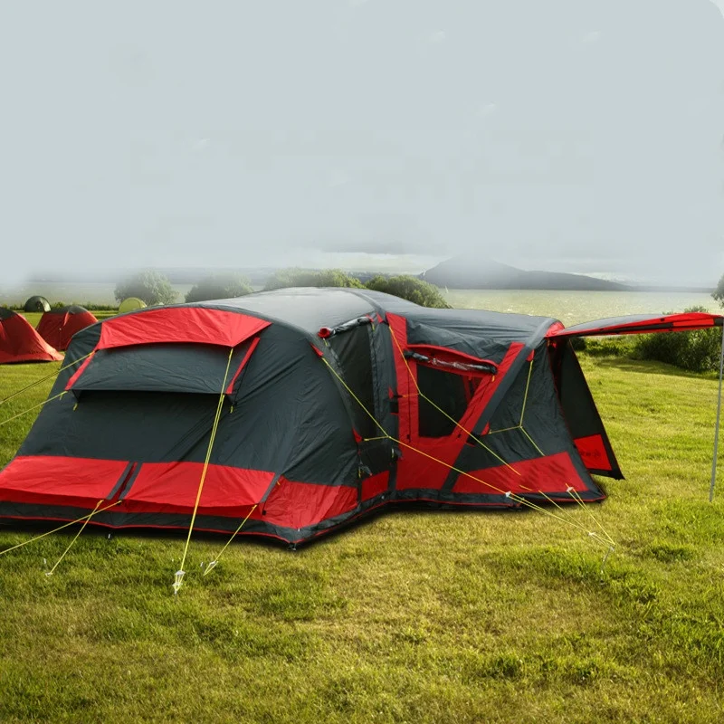 New Arrival Outdoor Inflatable Glamping Camping Tent 8 Persons for Family Party