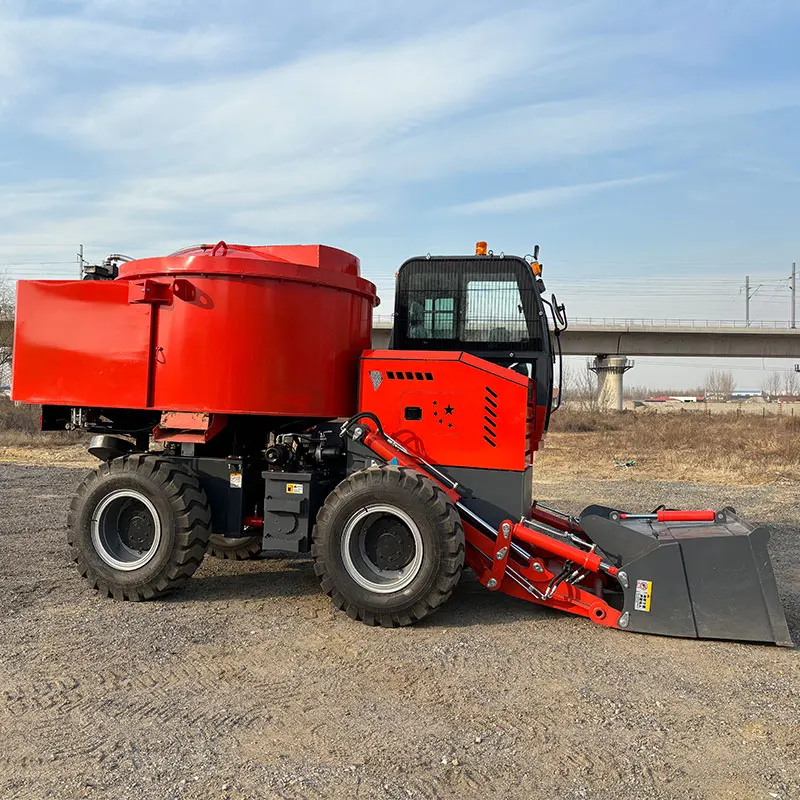 Mini Concrete Mixer self loading concrete mixer 0.5 m³,0.8 m³,2 m³ Concrete Mixer Truck For Sale