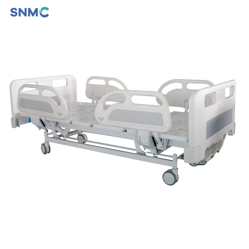 Hot selling hospital equipment 3-crank manual medical Hospital Bed Nursing Bed Patient Bed for clinic