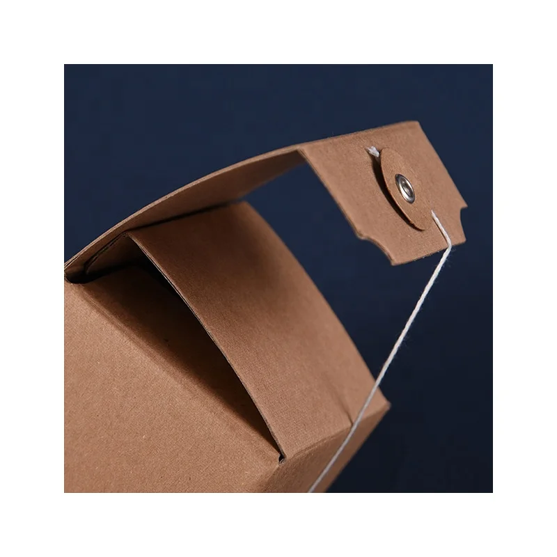 Becan Custom Small Kraft Paper Cookie Boxes Cheap Custom Food Box Take Out Delivery Donut Packaging Box