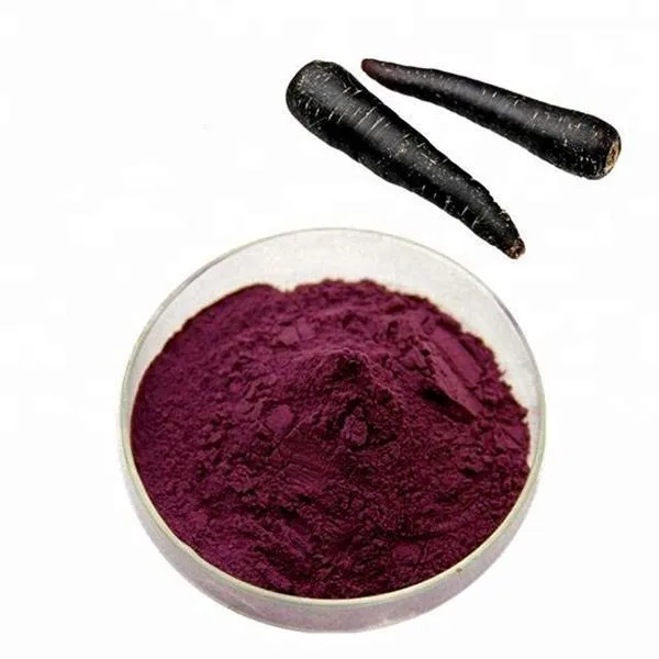 Non-precipitating plant extract powder Purple Carrot Pigment, used in pastries, beverages, jams and other natural colorants.