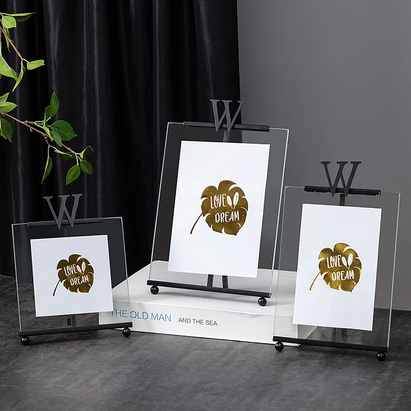 Modern simple acrylic photo frame desktop photo decoration porch living room bedroom acrylic display