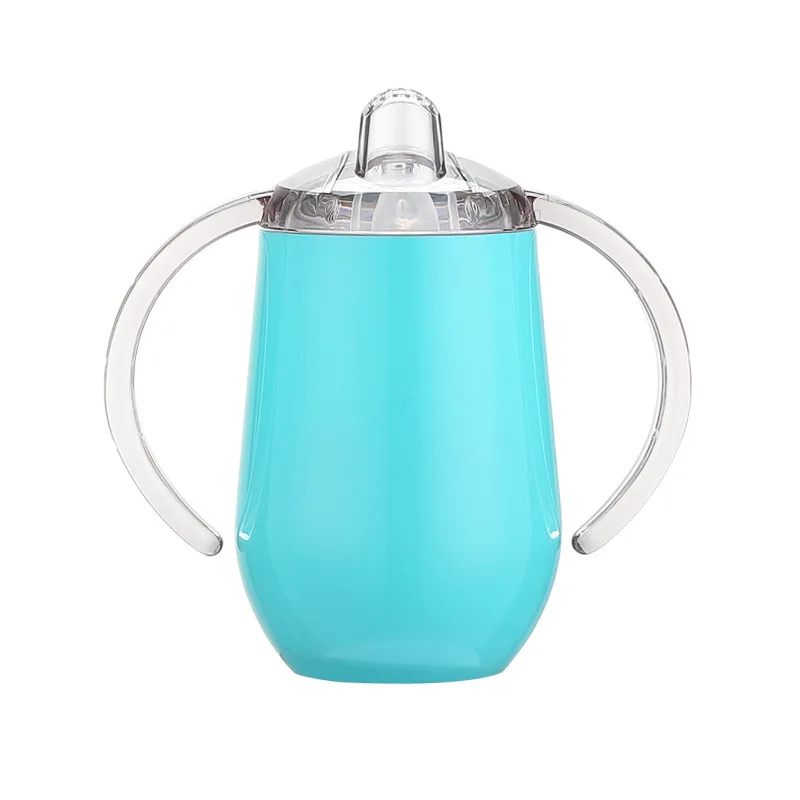 High Quality 10oz BPA Free 18/8 Double-layer vacuum insulation Stainless Steel Baby Sippy Cup