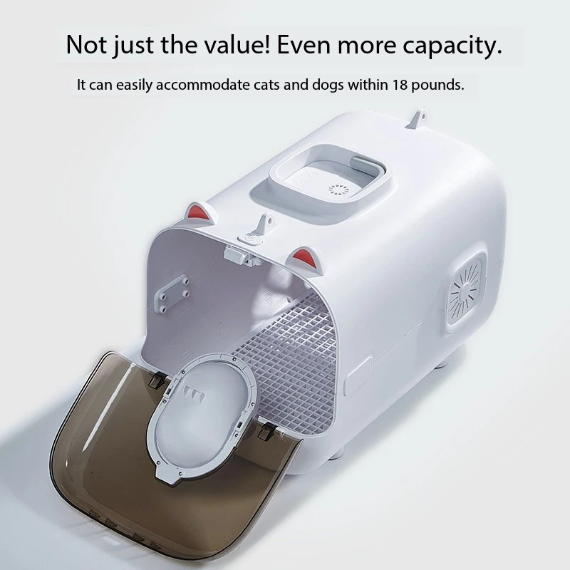 Portable Cat Crate, Airline Approved Wire Door Travel Dog Cat Crate, Cat Carriers for Small Dogs Medium Cat