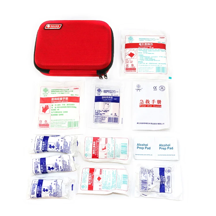 Daily used first aid kit EVA zipper close emergency rescue package
