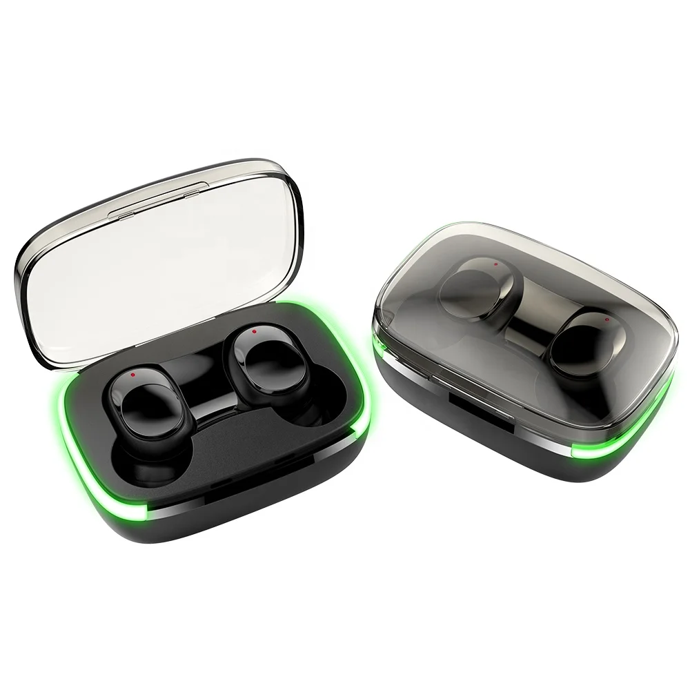 Новый Y60 наушники-вкладыши TWS с BLE наушники настоящие беспроводные наушники для Xiaomi Redmi спортивные гарнитуры с бас-гитара Музыка микрофон наушники черный