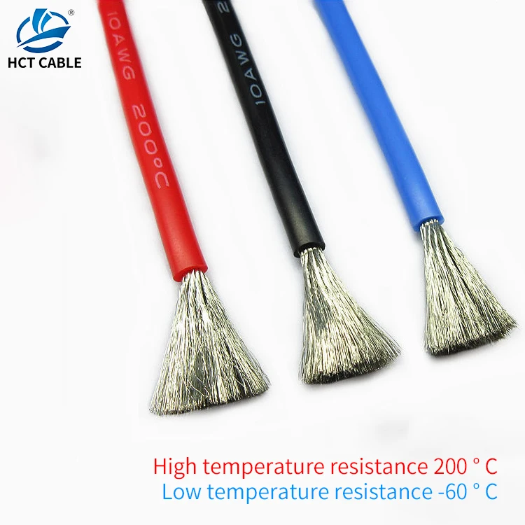 
12AWG silicone wire inverter battery wire high and low temperature tinned copper 100 meters 