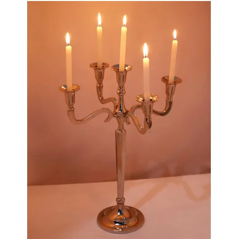 Tabletop Decorative Marble Base Metal Candle Holder Event Party Wedding And Christmas Decoration Candle Holder