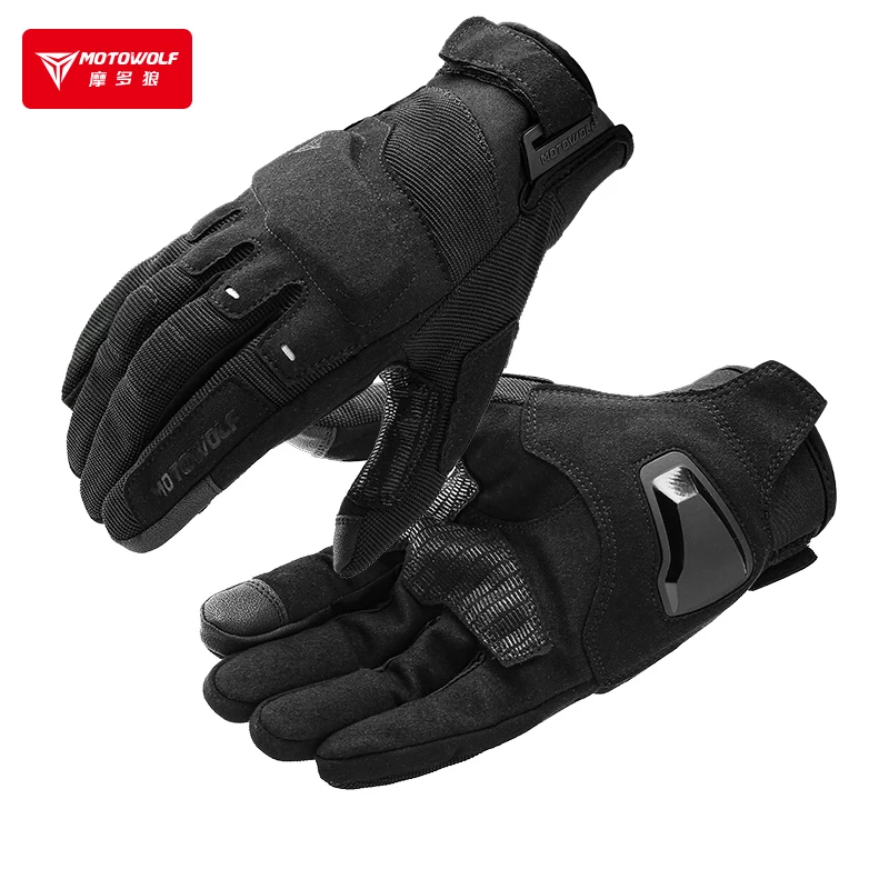 MOTOWOLF Unisex in summer EVA material Slow down vibration and sunscreen motorcycle gloves racing