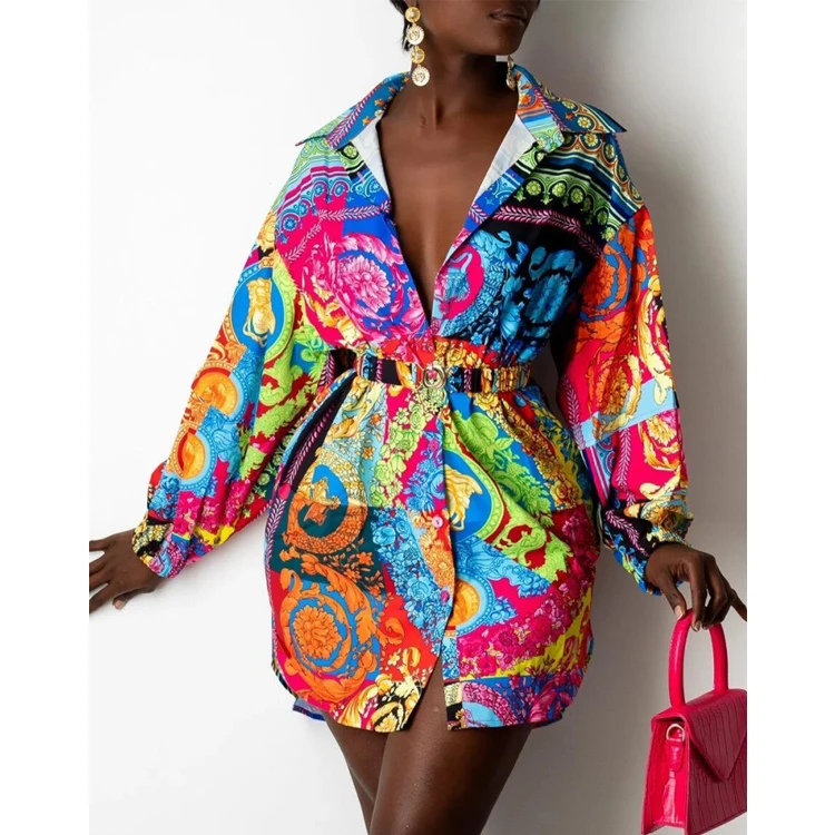 Wholesale clothes high quality dresses women ladies summer casual wear tshirt dresses